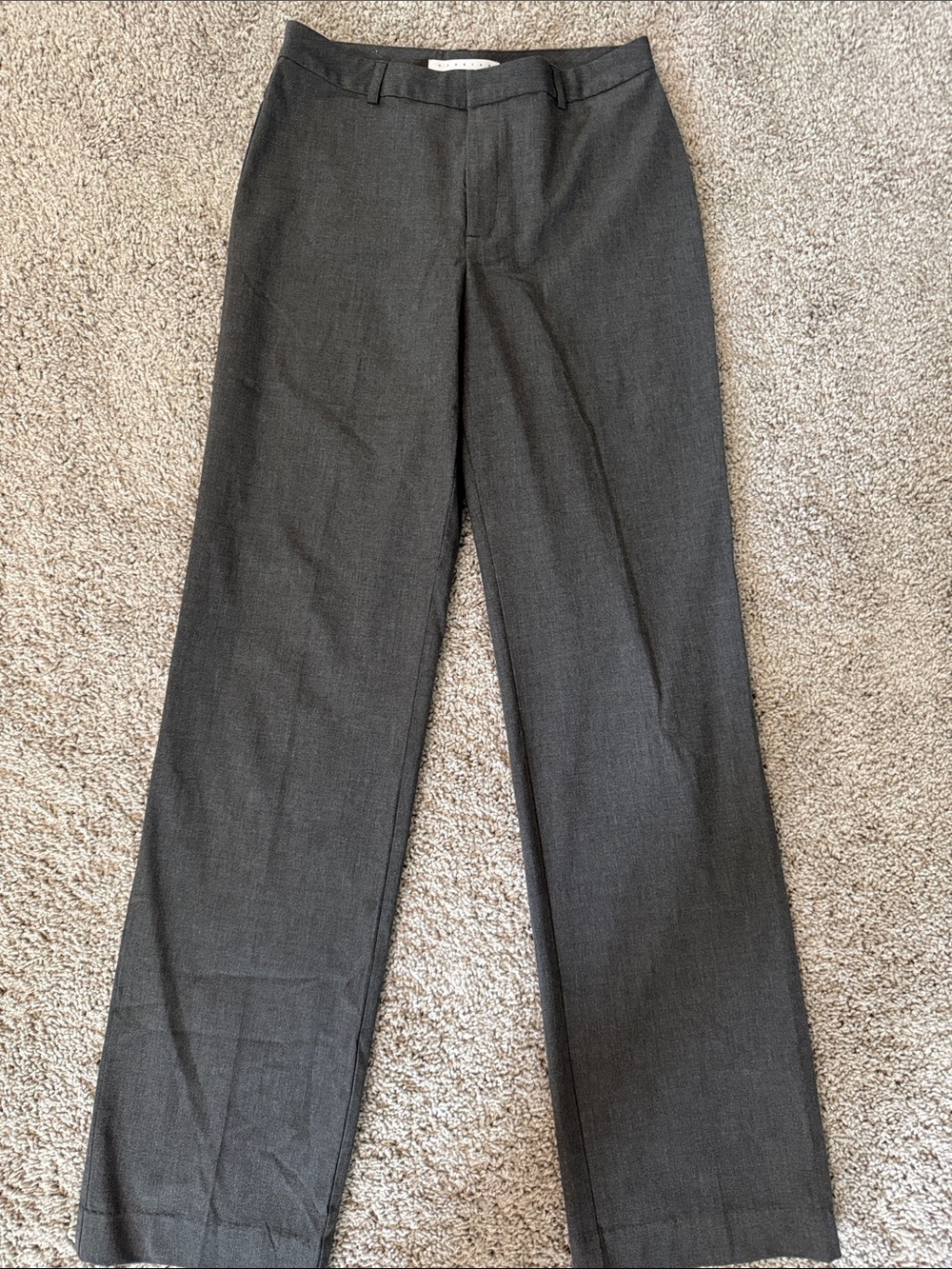 Old Navy Charcoal Straight Leg Dress Pants